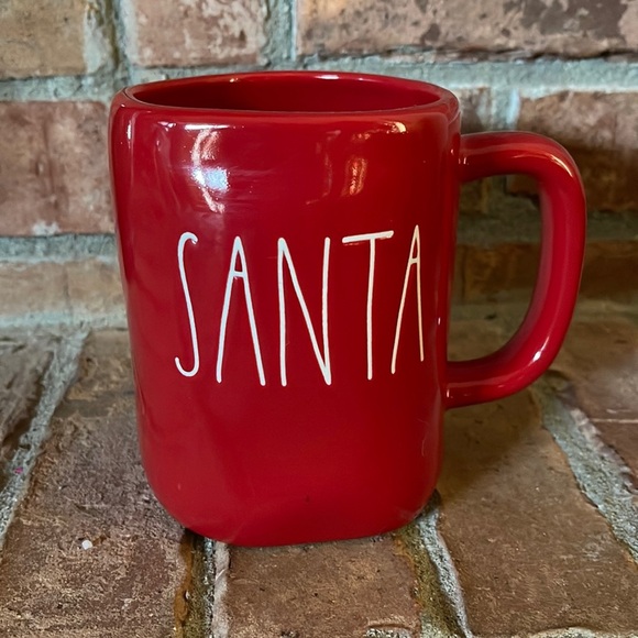 Rae Dunn Red SANTA Mug - Picture 1 of 4